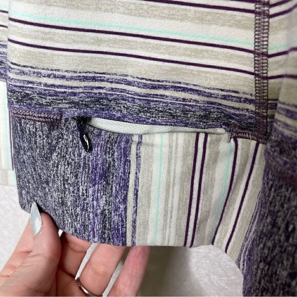 Lululemon Race Your Pace Long Sleeve Shirt Osaka Stripe 10 - Picture 5 of 7